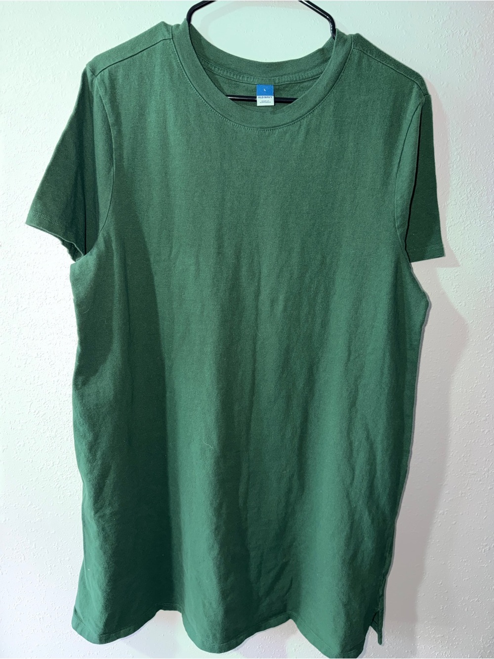Classic Green Crewneck T-Shirt Dress Old Navy